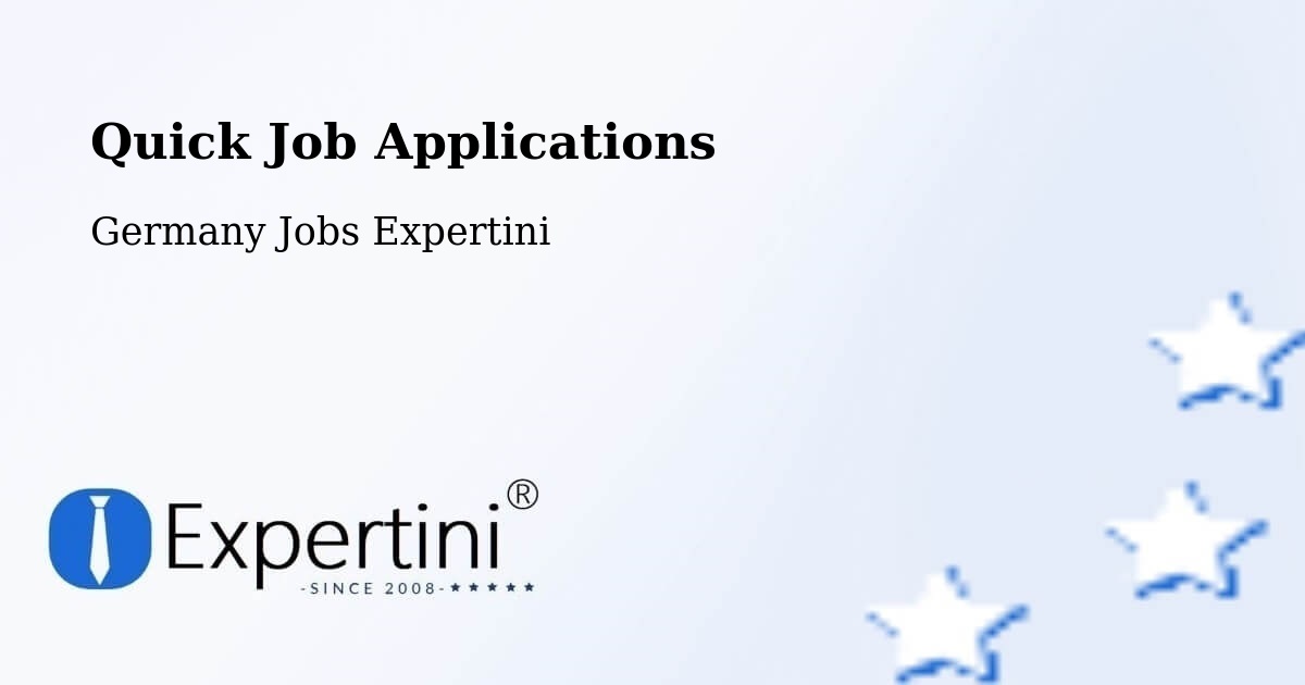 Quick Apply Feature – Triptis - Germany Jobs Expertini